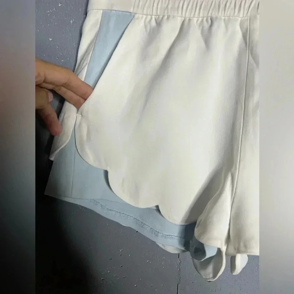 A.L.C. Scalloped Shorts, fun and feminine. Size 2